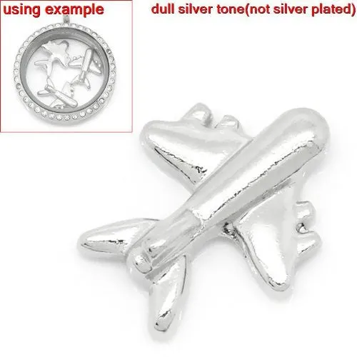 Aiplane Floating Charms For Glass Living Memory Lockets