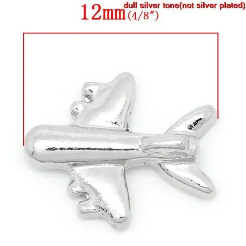 Aiplane Floating Charms For Glass Living Memory Lockets