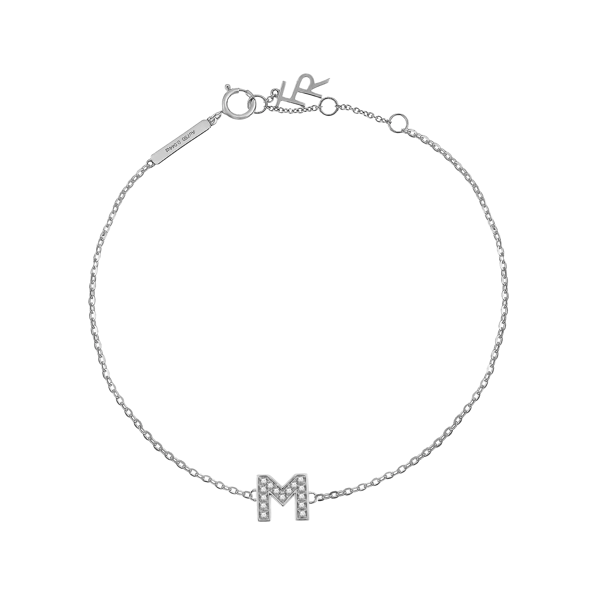 Alphabet LGD pendant bracelet