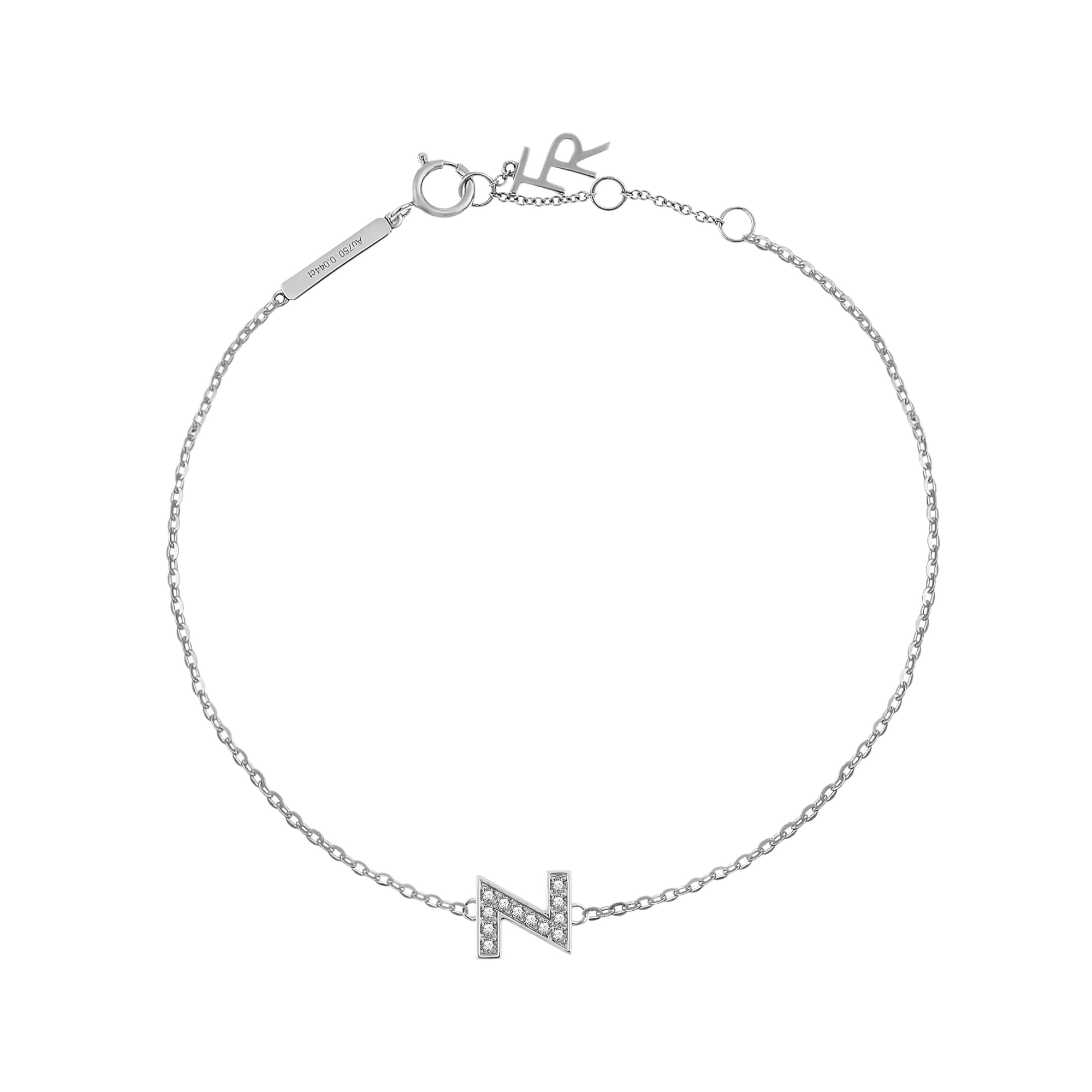 Alphabet LGD pendant bracelet