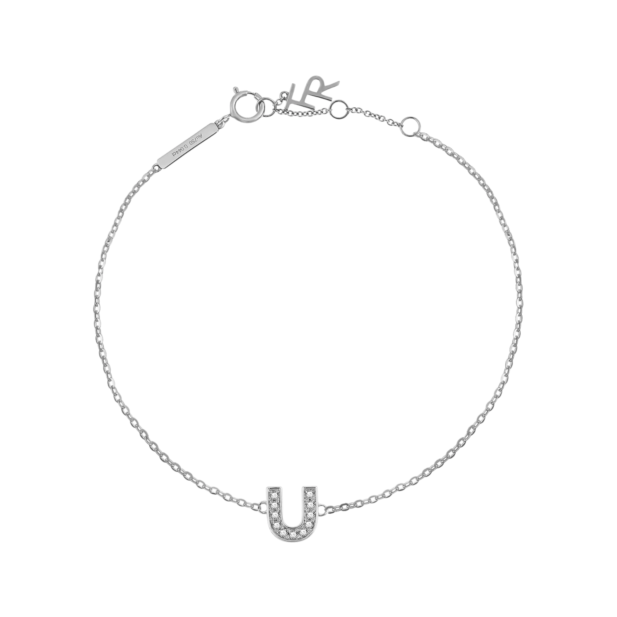 Alphabet LGD pendant bracelet