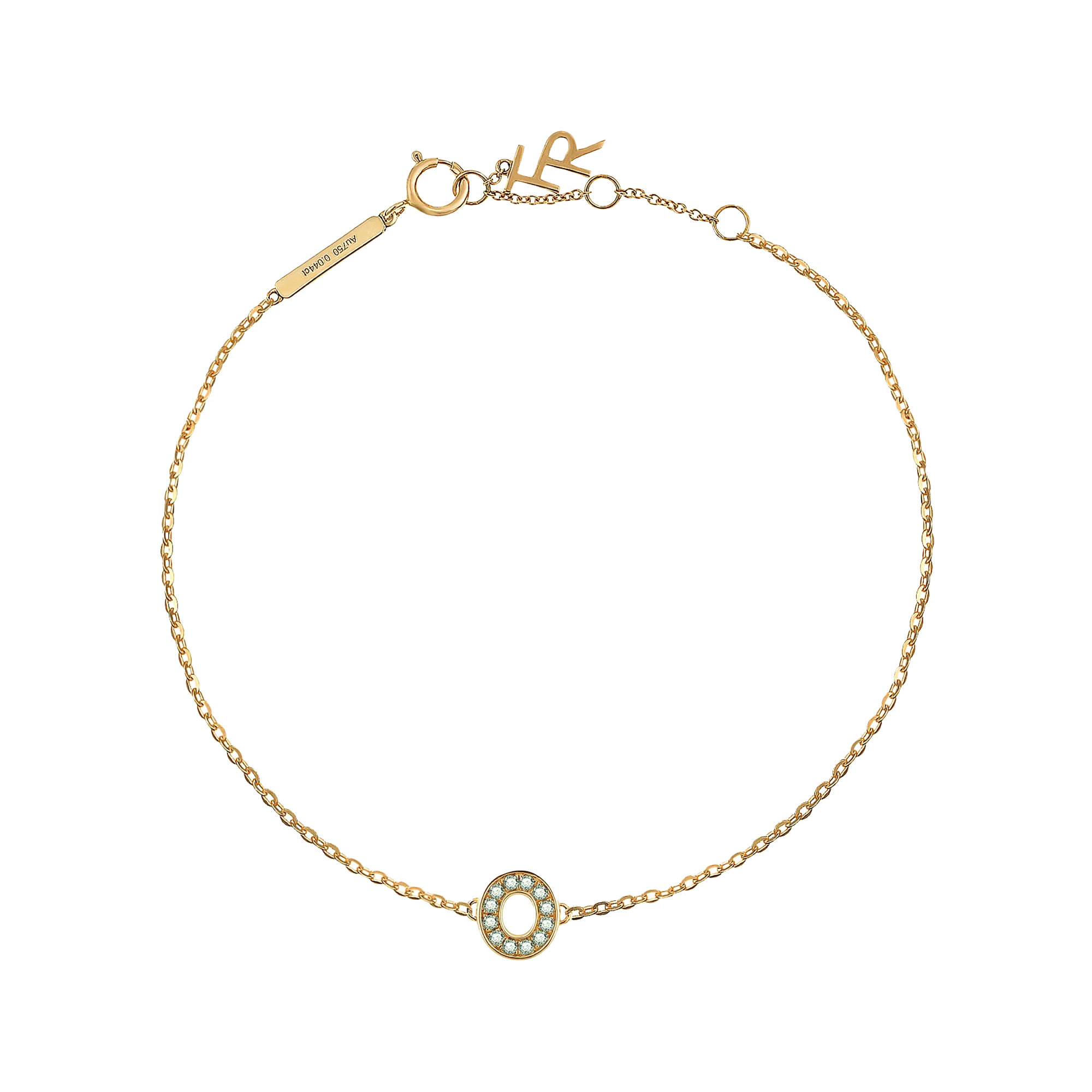 Alphabet LGD pendant bracelet