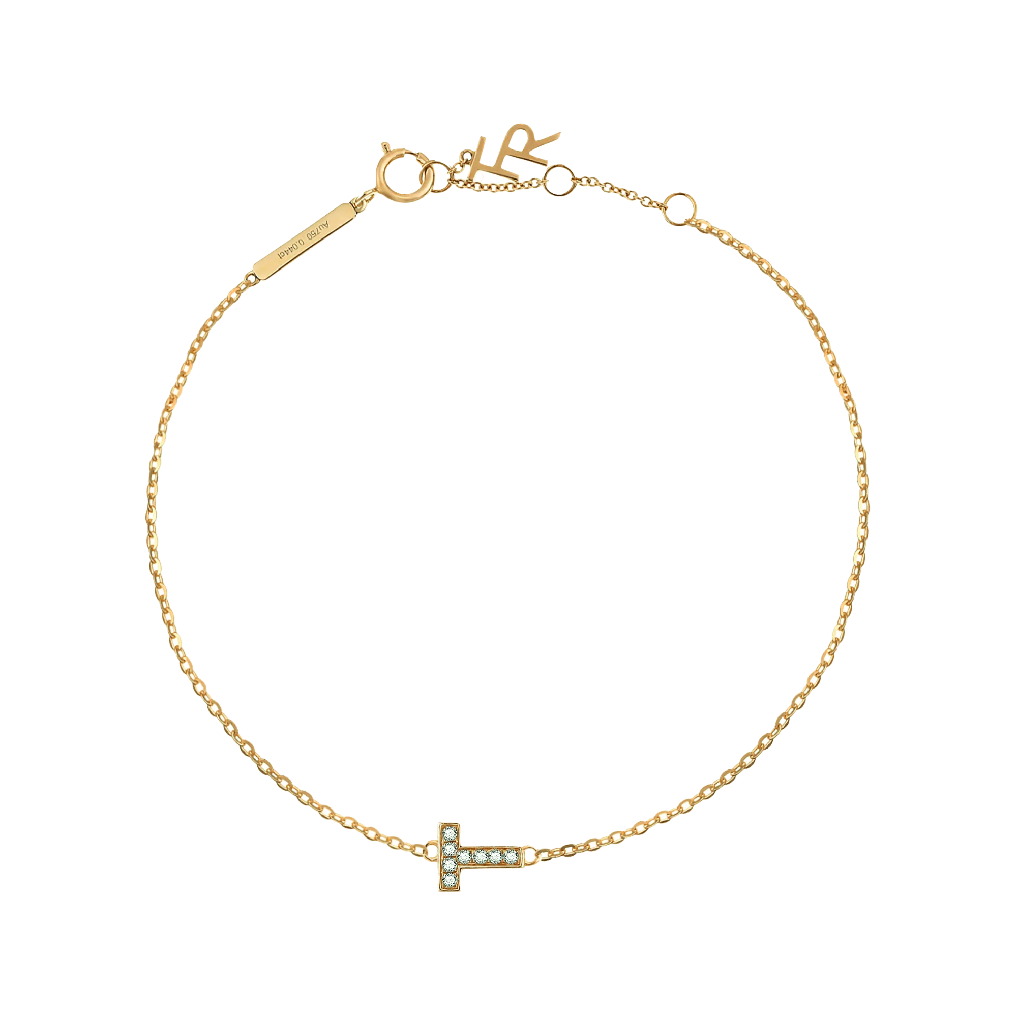 Alphabet LGD pendant bracelet