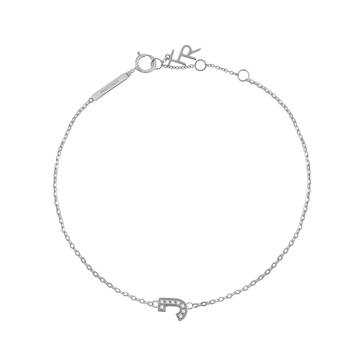 Alphabet LGD pendant bracelet