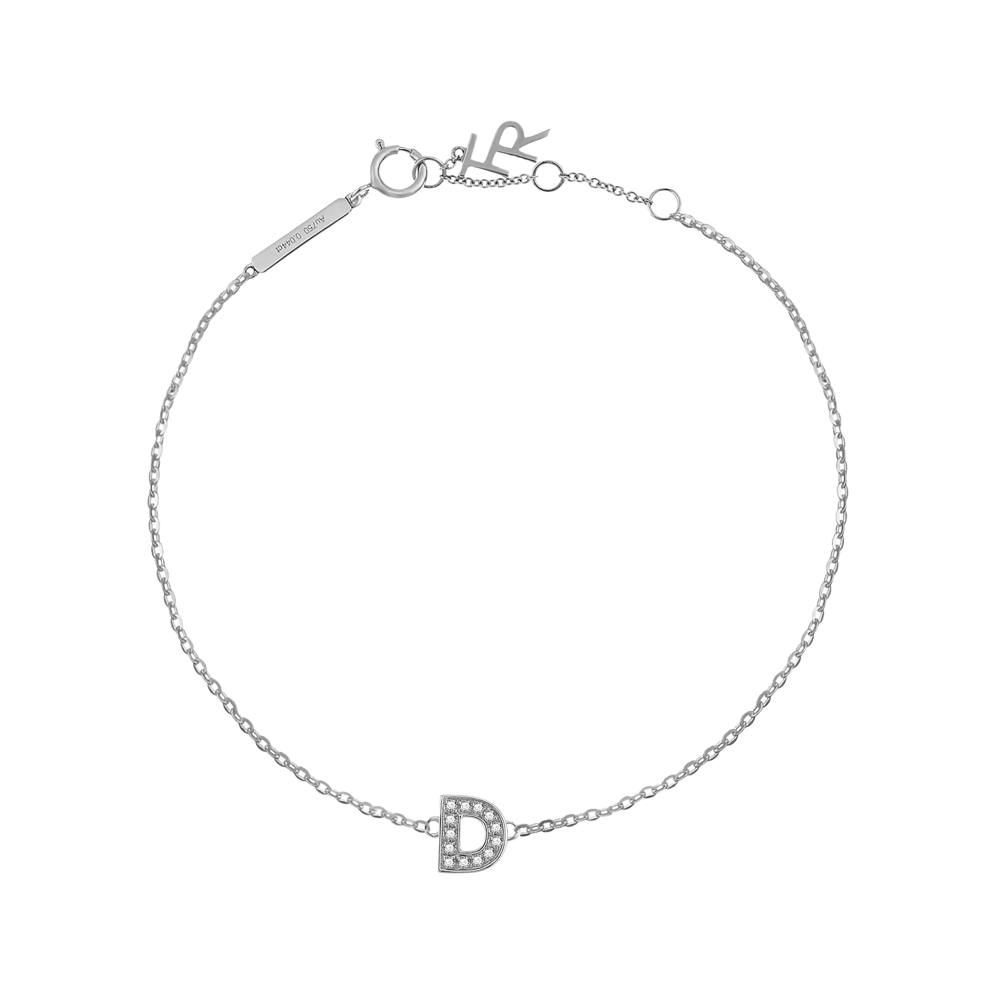 Alphabet LGD pendant bracelet