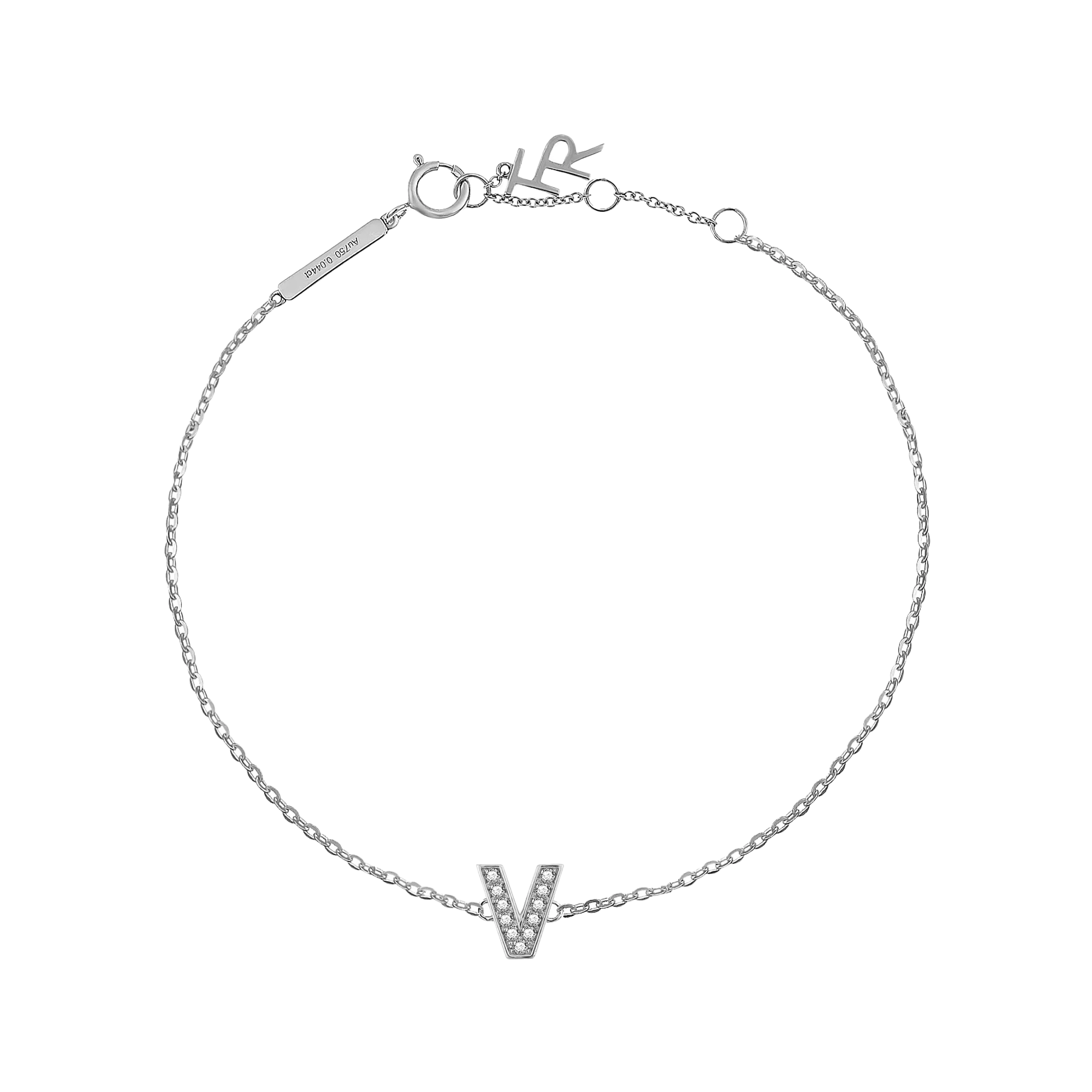 Alphabet LGD pendant bracelet