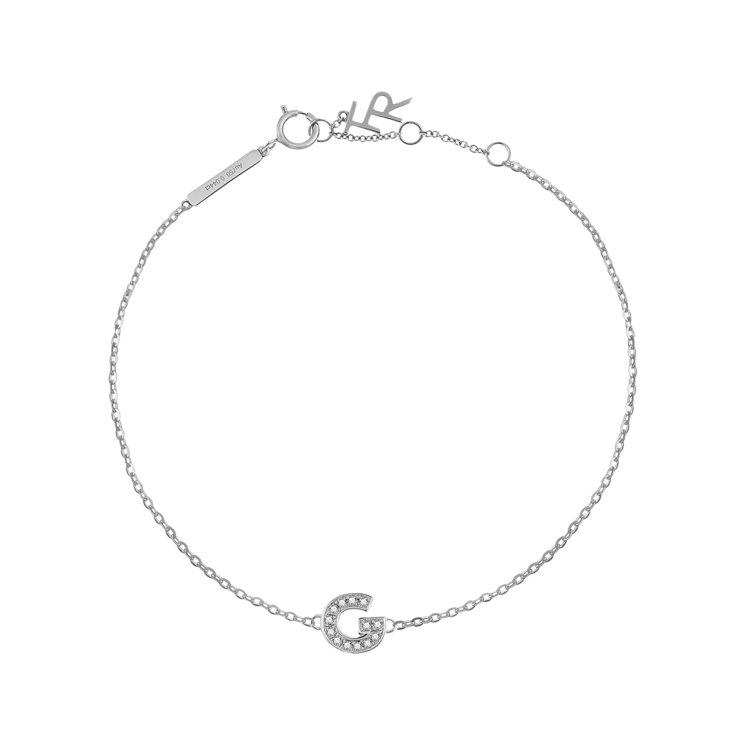 Alphabet LGD pendant bracelet