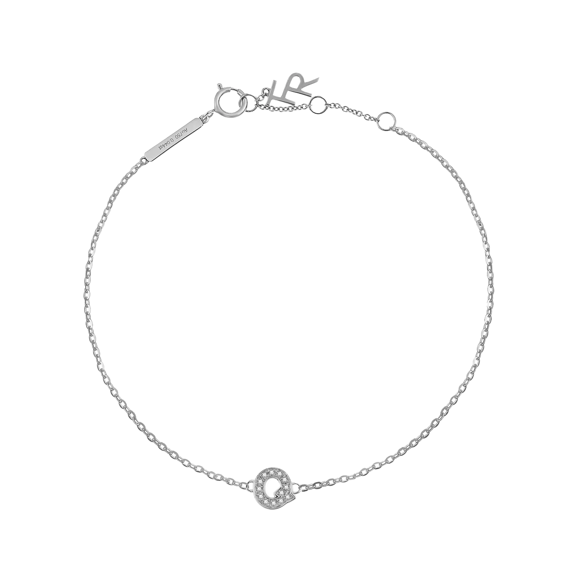 Alphabet LGD pendant bracelet