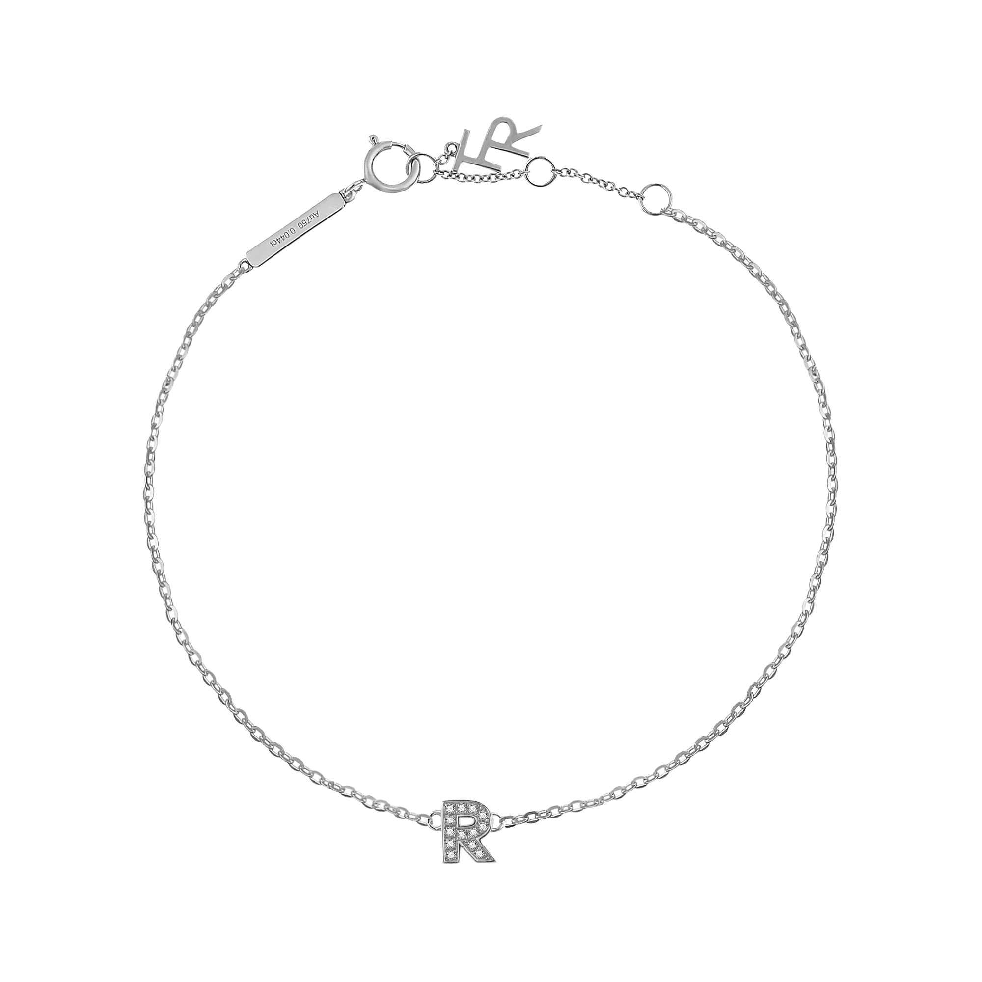 Alphabet LGD pendant bracelet