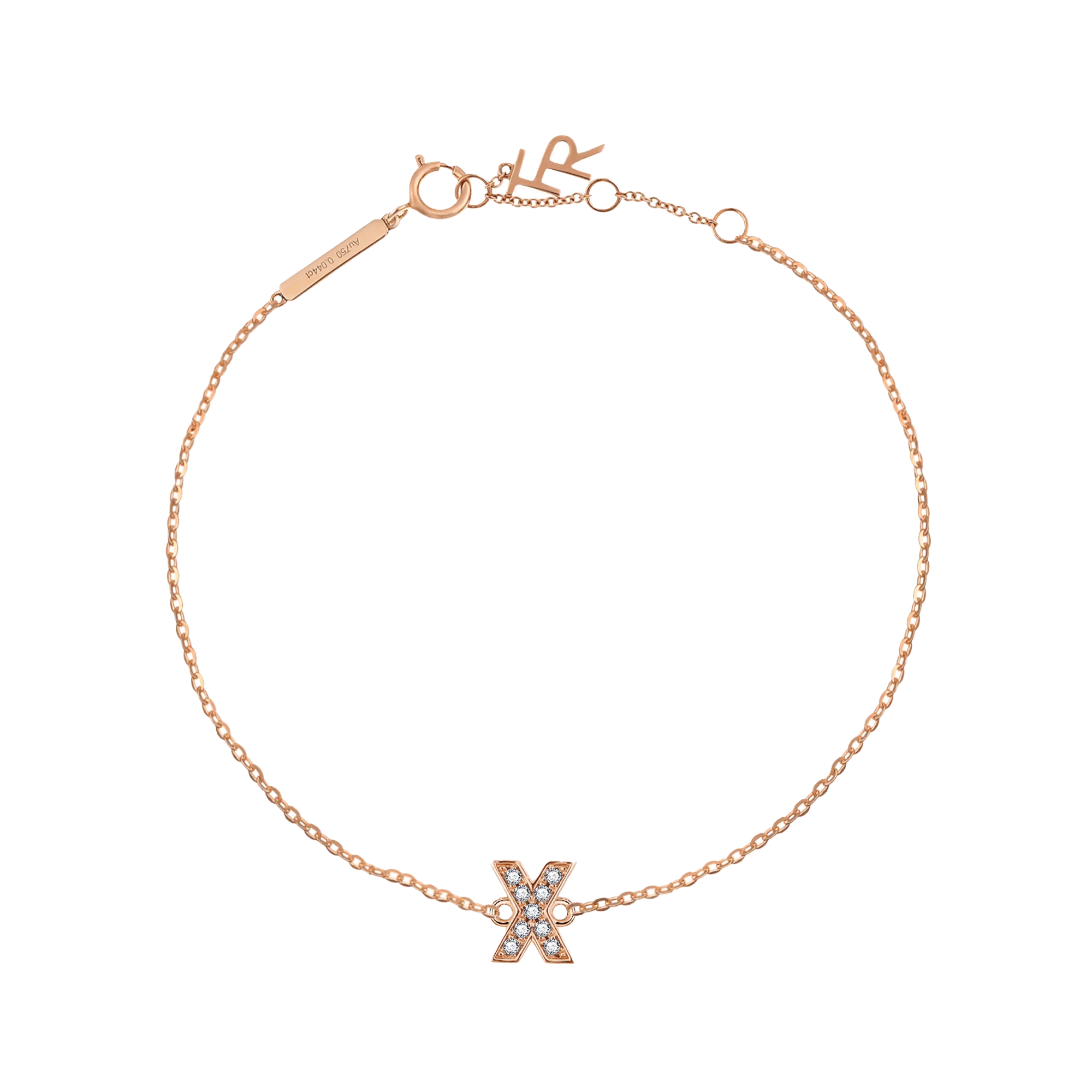 Alphabet LGD pendant bracelet