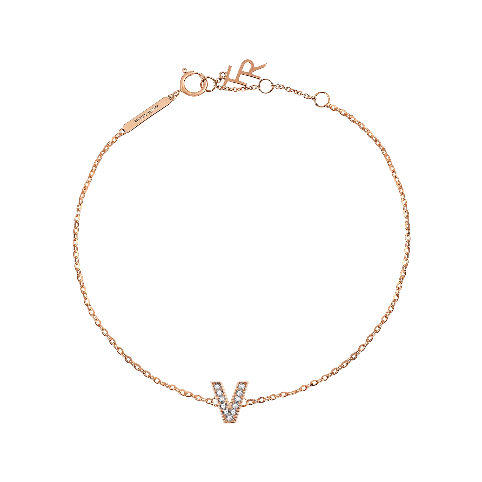 Alphabet LGD pendant bracelet