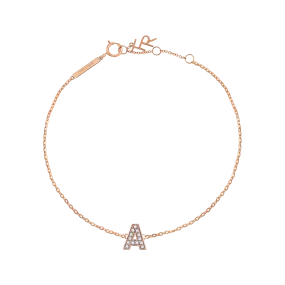 Alphabet LGD pendant bracelet