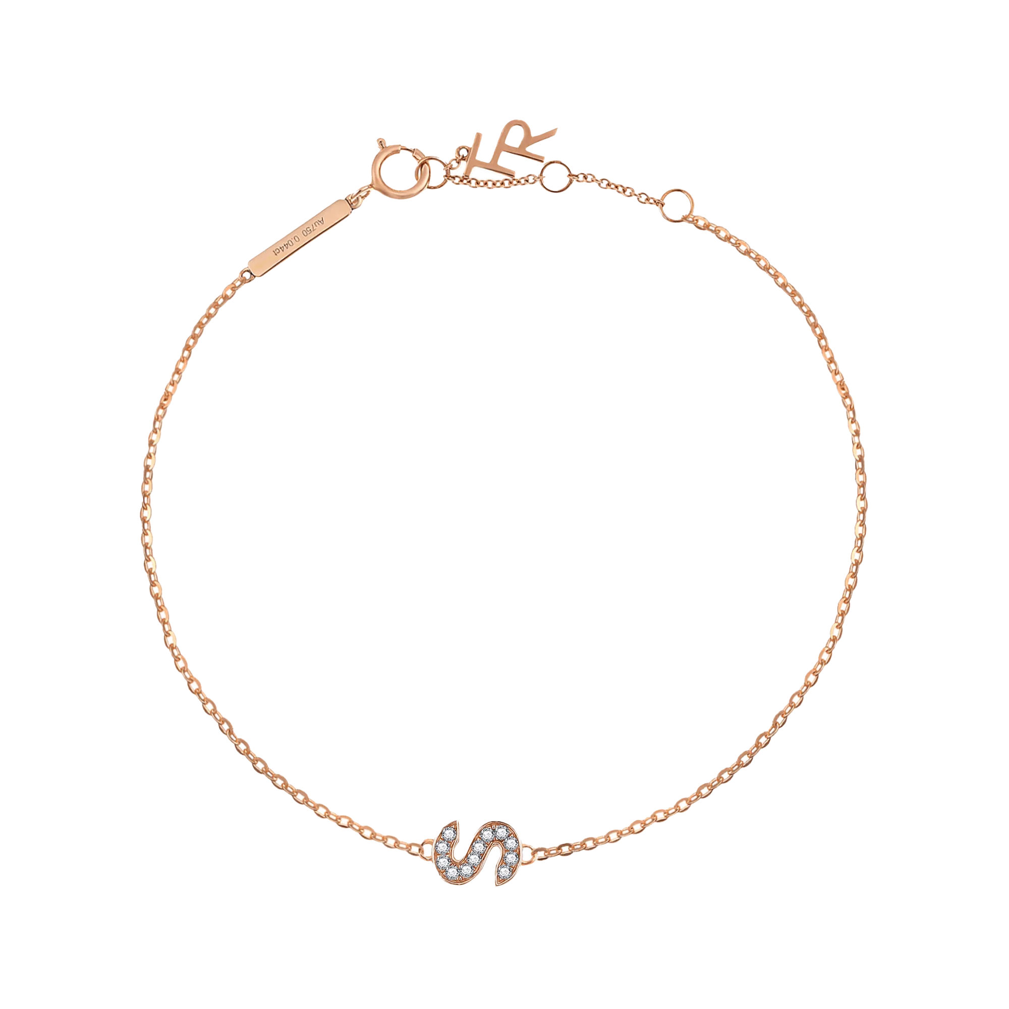 Alphabet LGD pendant bracelet