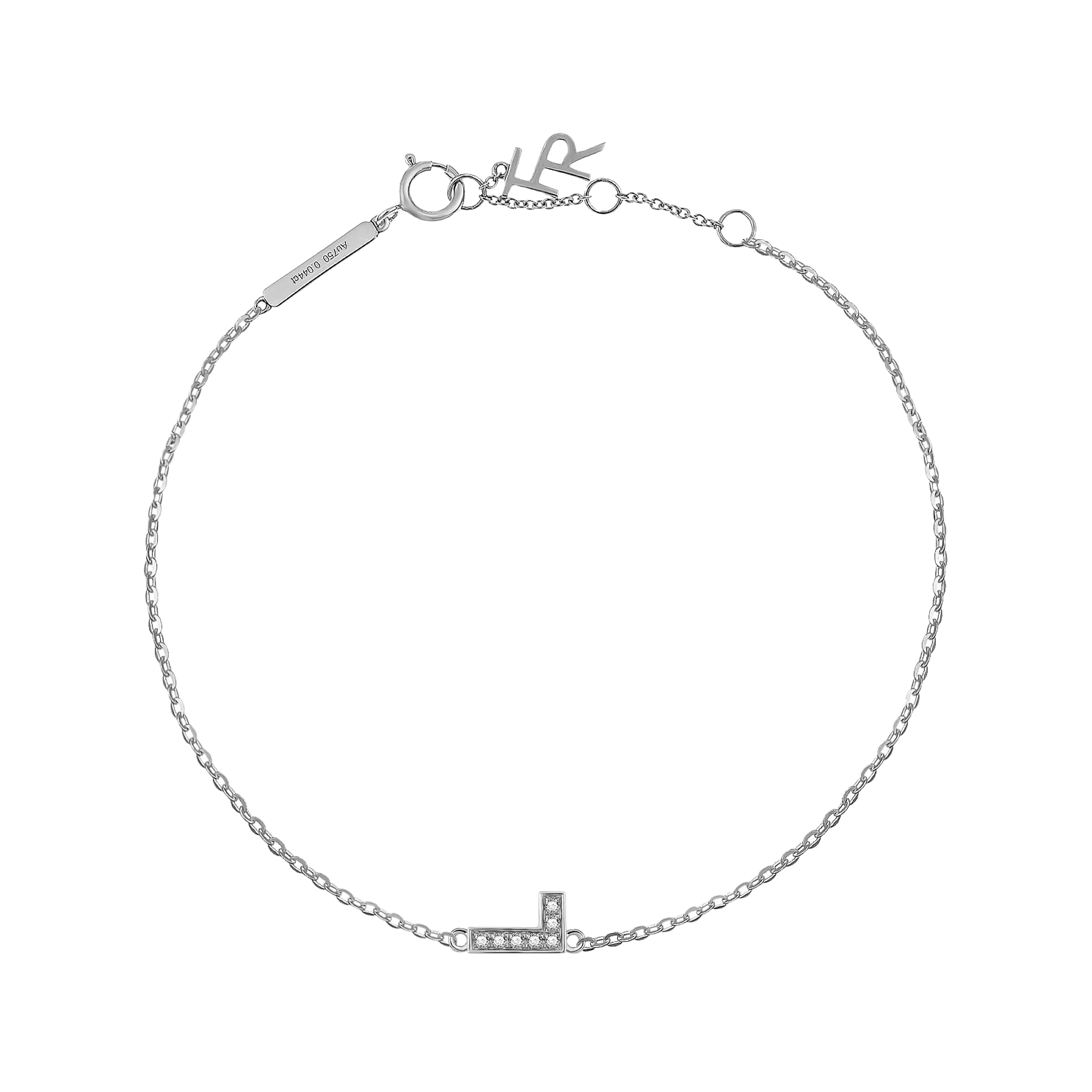 Alphabet LGD pendant bracelet
