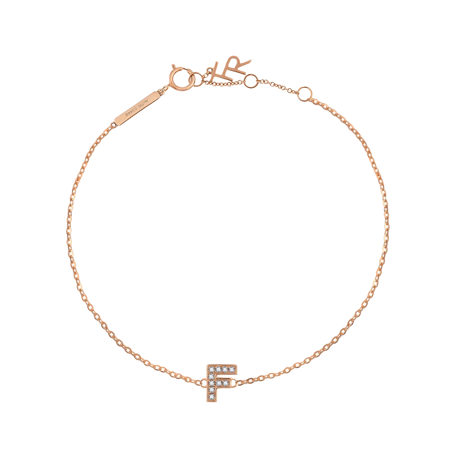 Alphabet LGD pendant bracelet