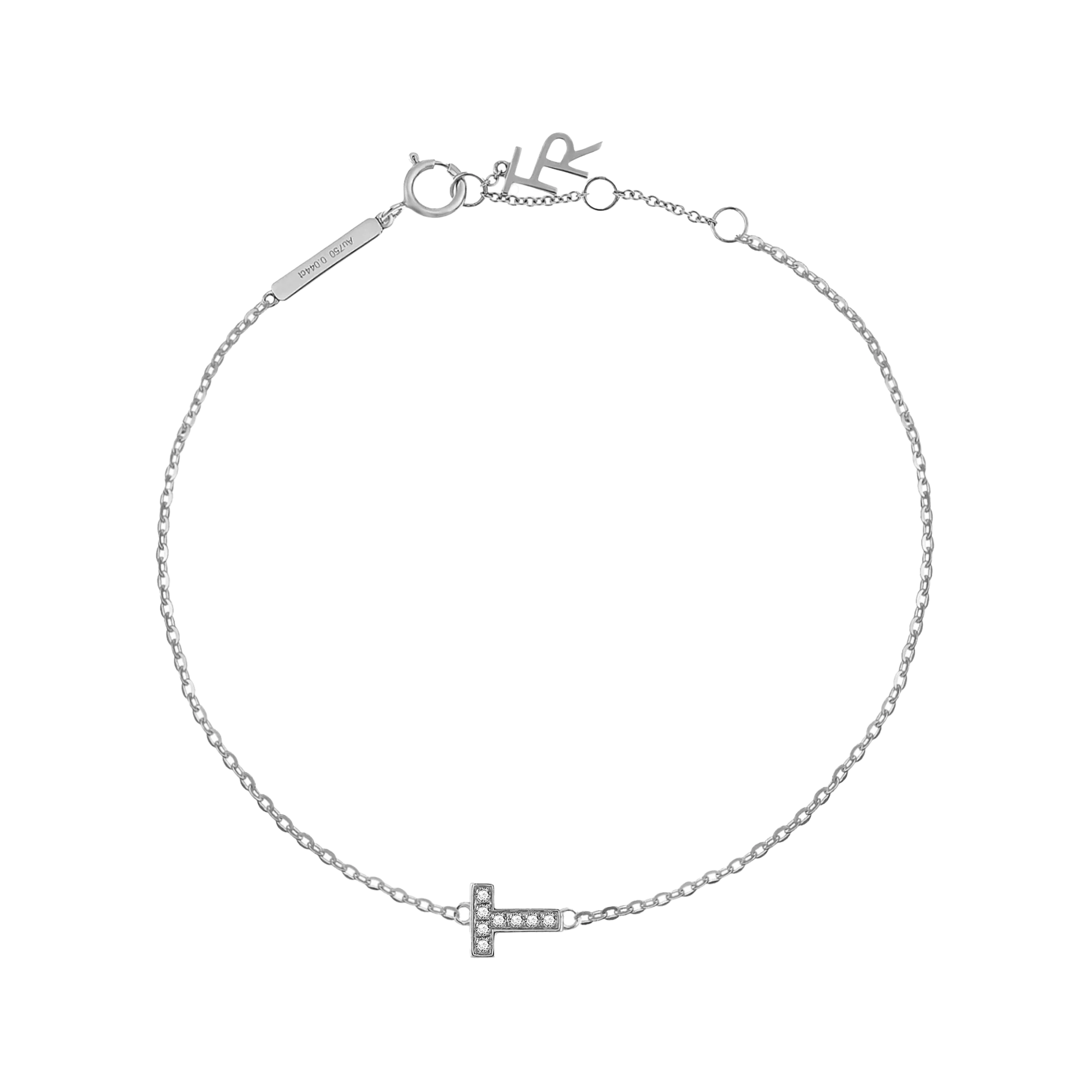 Alphabet LGD pendant bracelet
