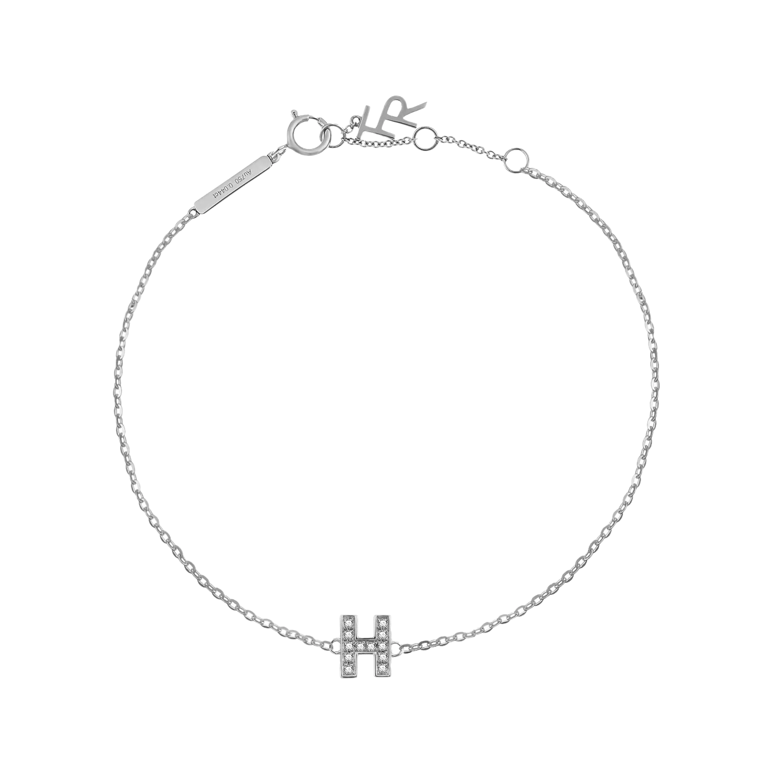 Alphabet LGD pendant bracelet