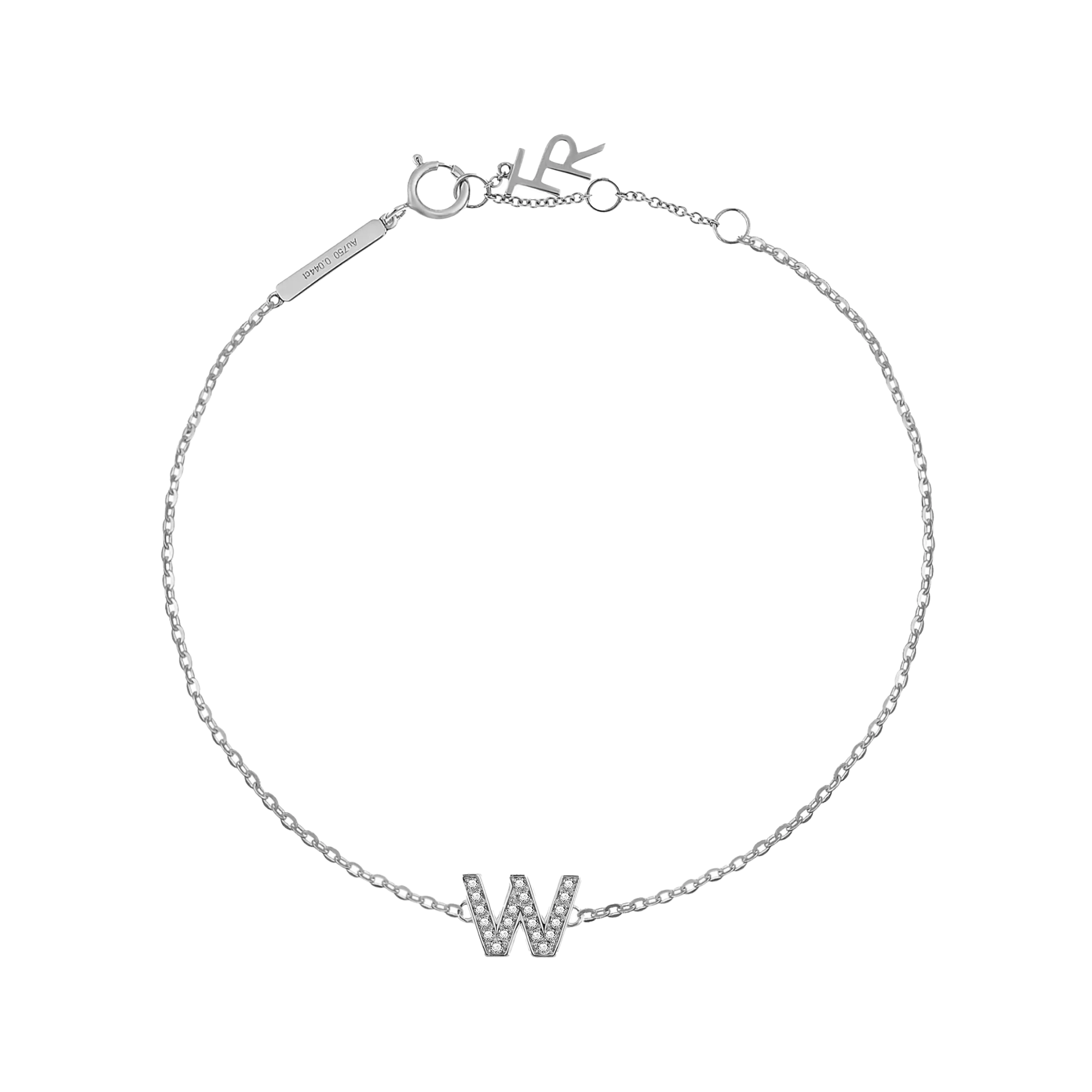 Alphabet LGD pendant bracelet