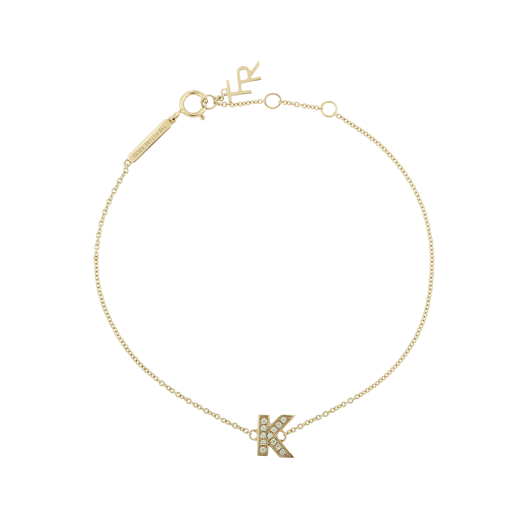Alphabet LGD pendant bracelet