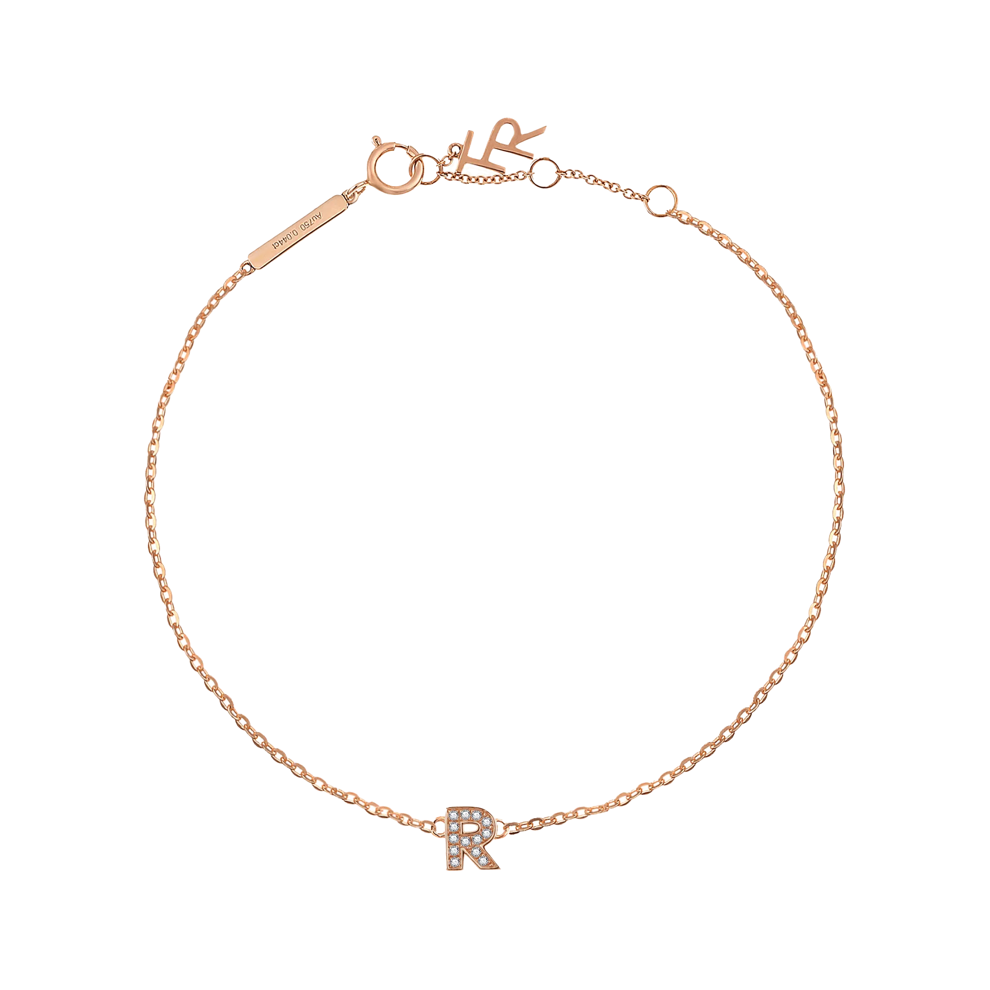 Alphabet LGD pendant bracelet