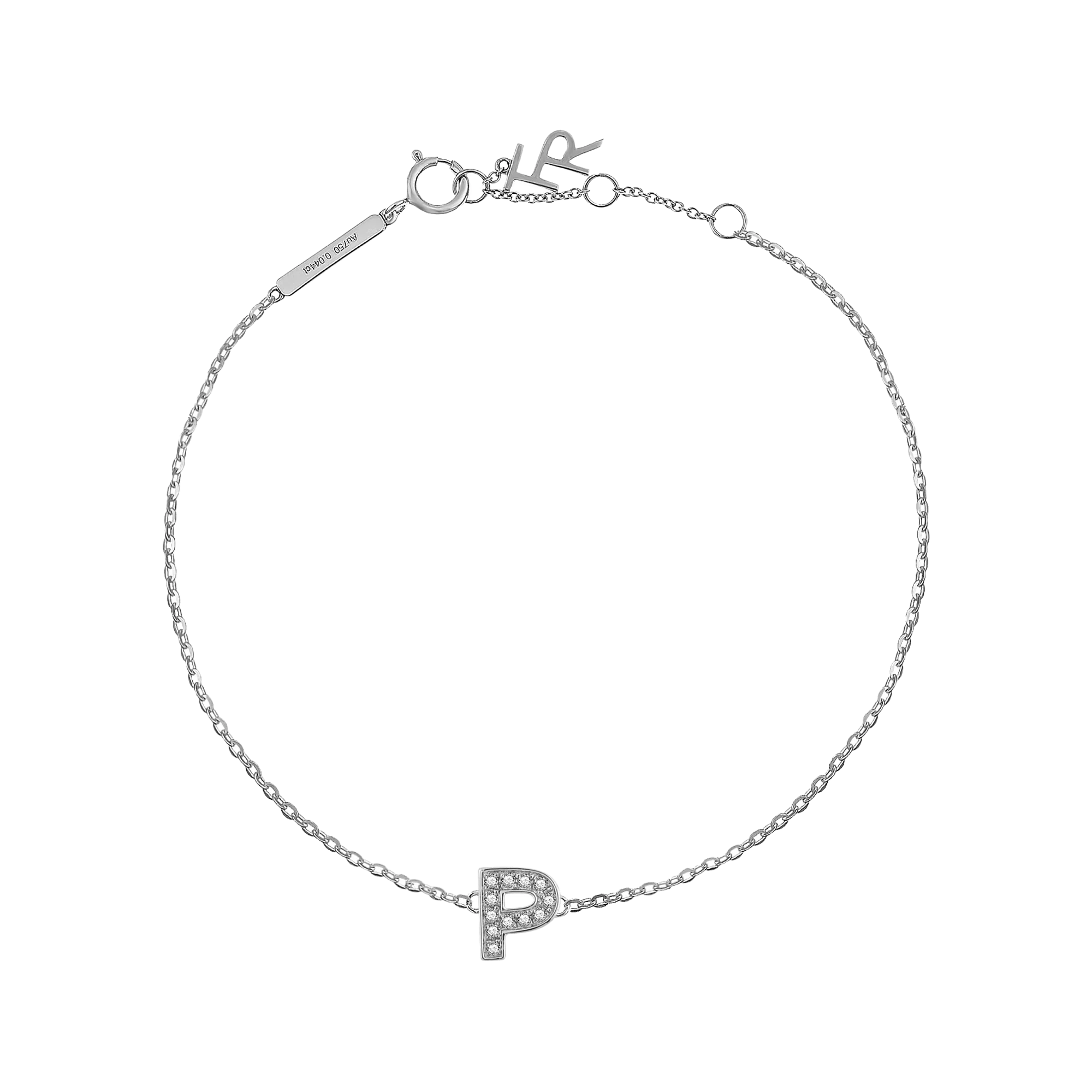 Alphabet LGD pendant bracelet