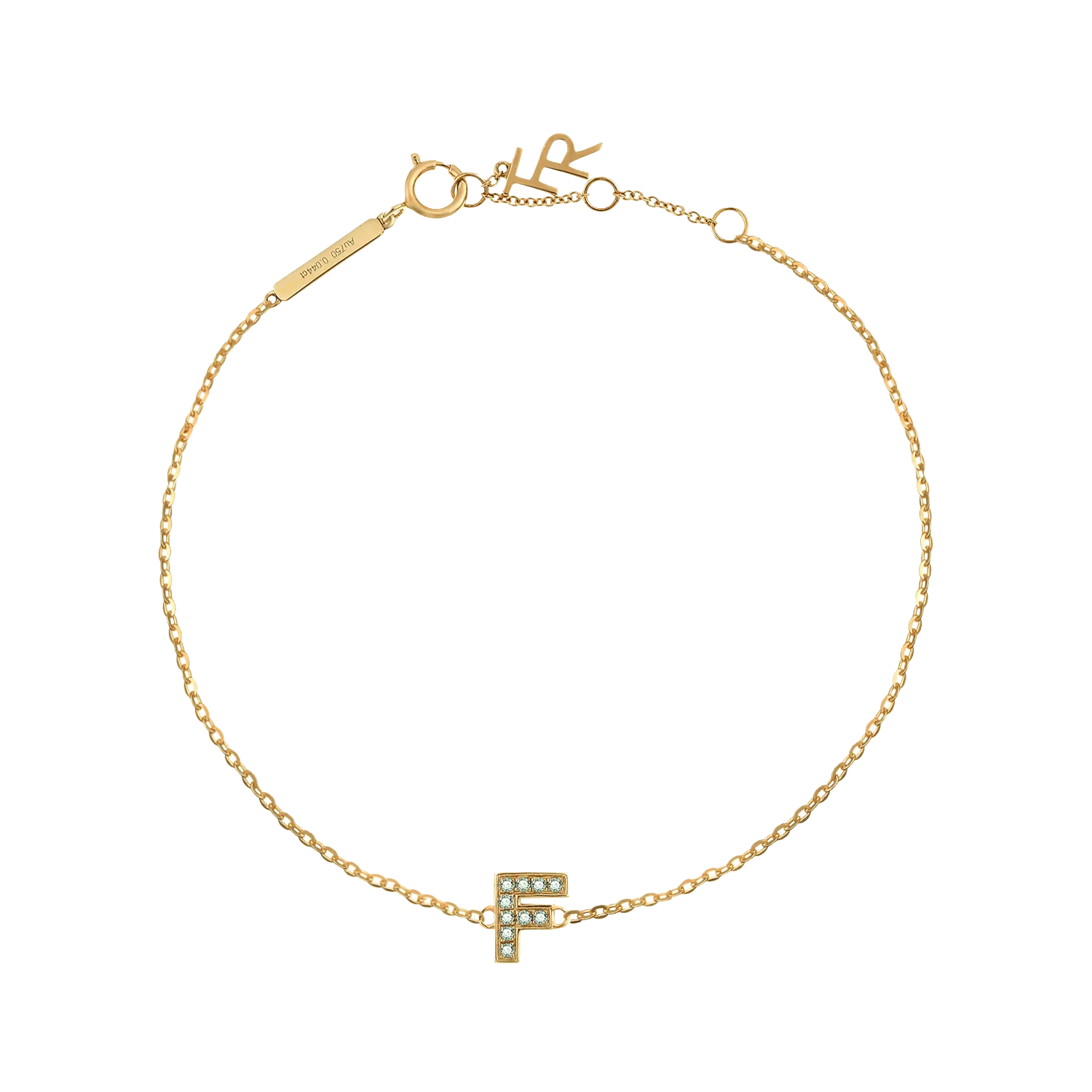 Alphabet LGD pendant bracelet