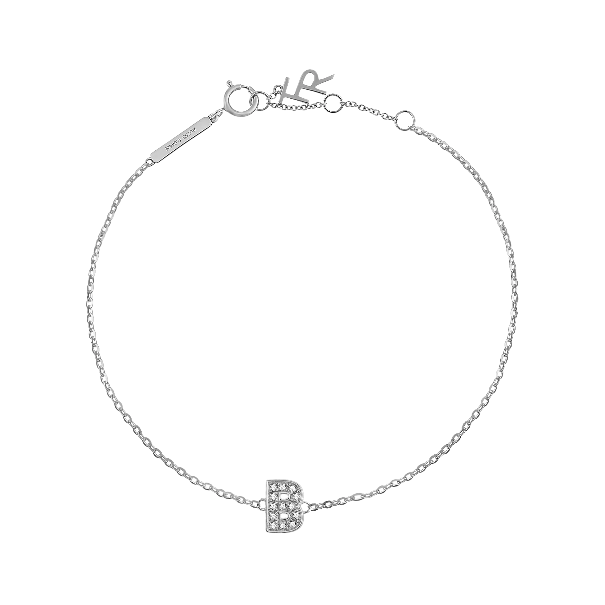 Alphabet LGD pendant bracelet