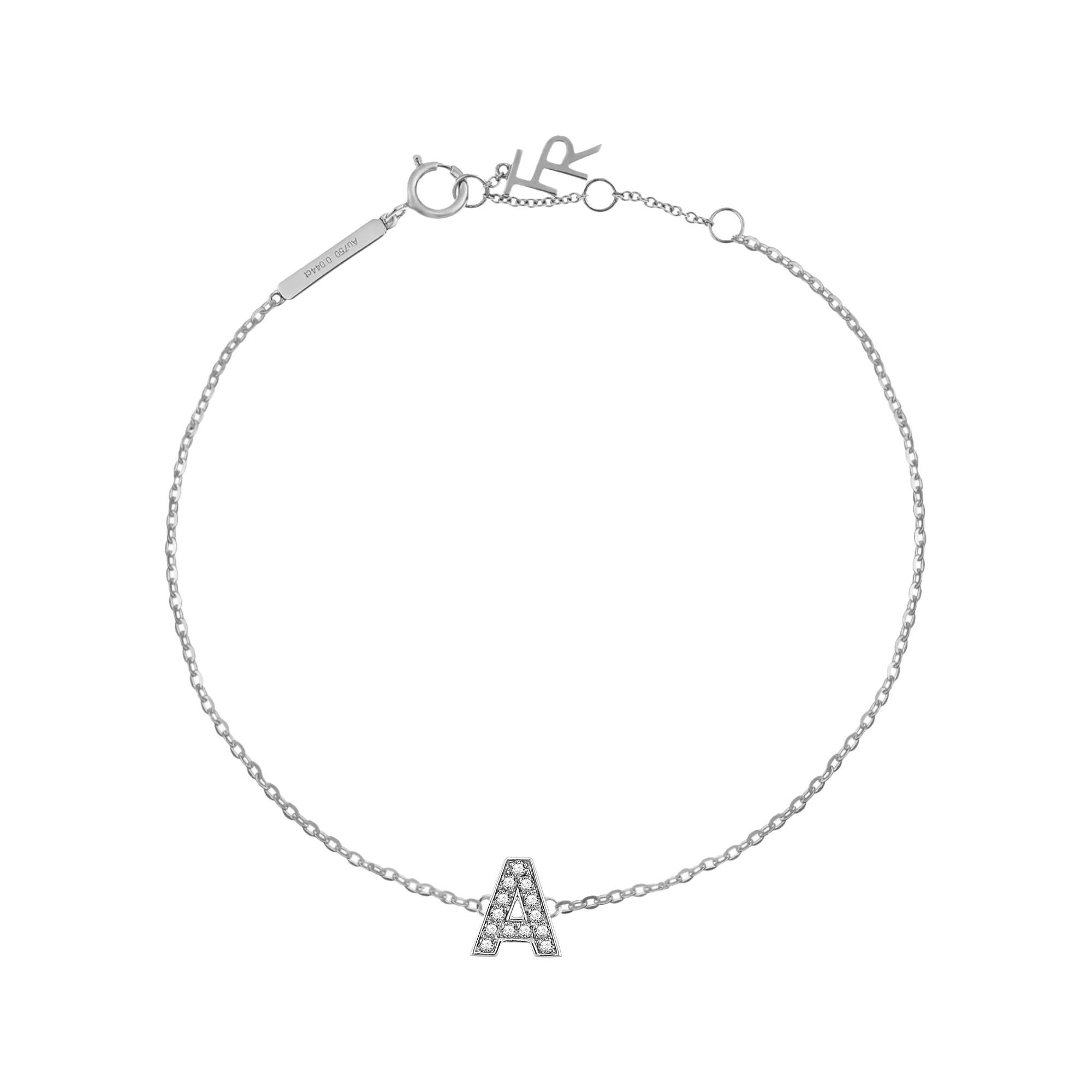 Alphabet LGD pendant bracelet