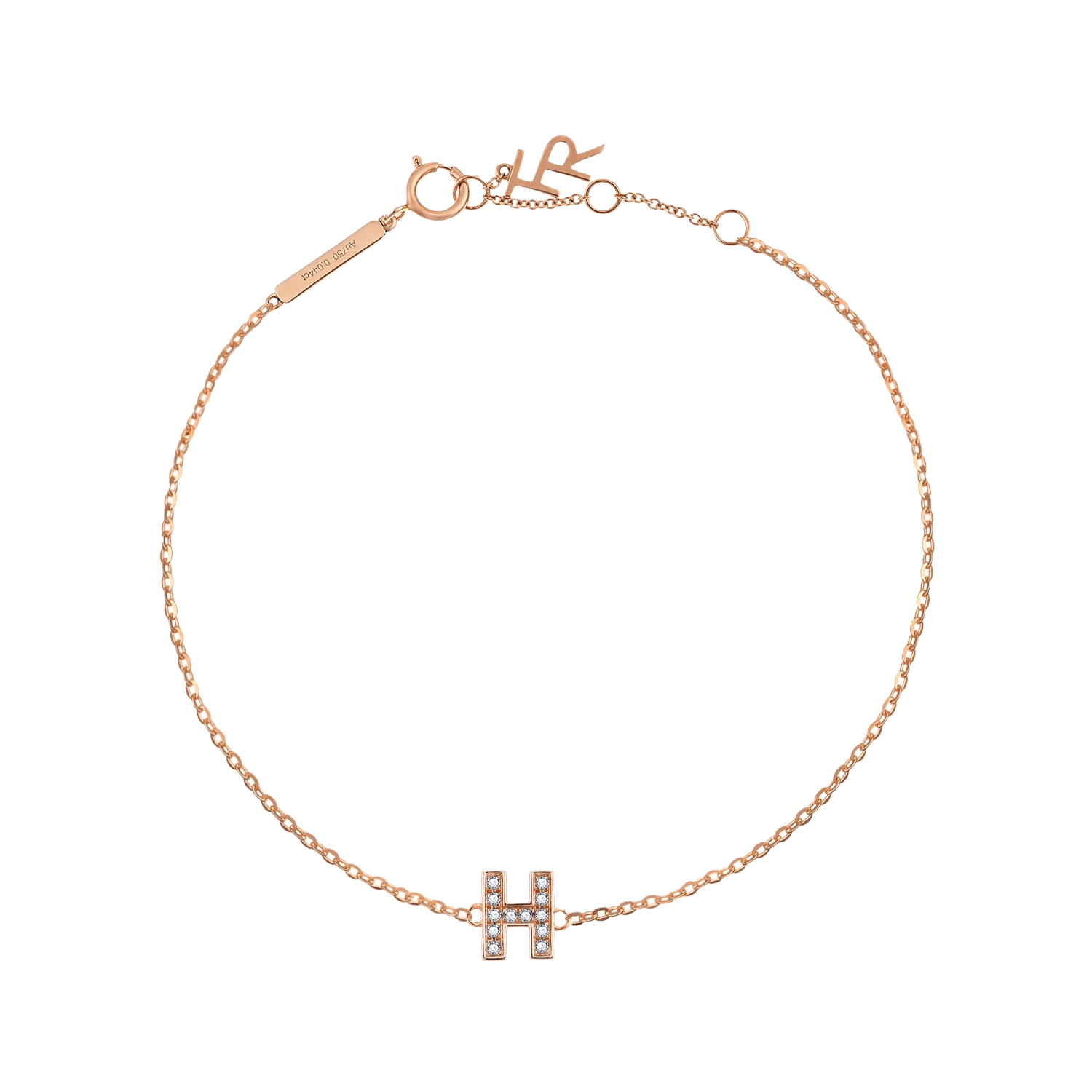 Alphabet LGD pendant bracelet