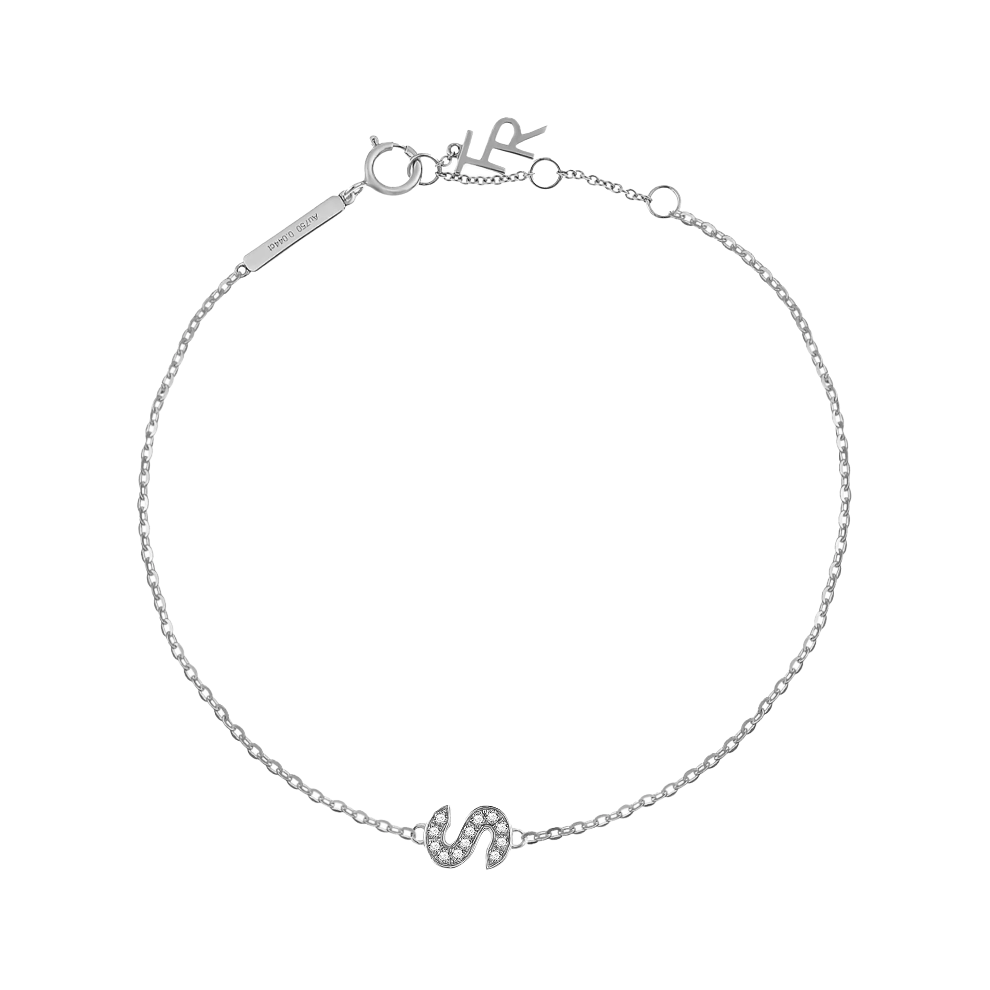 Alphabet LGD pendant bracelet