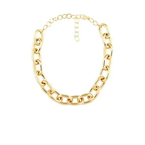 Ana Oval Chunk Chain Necklace