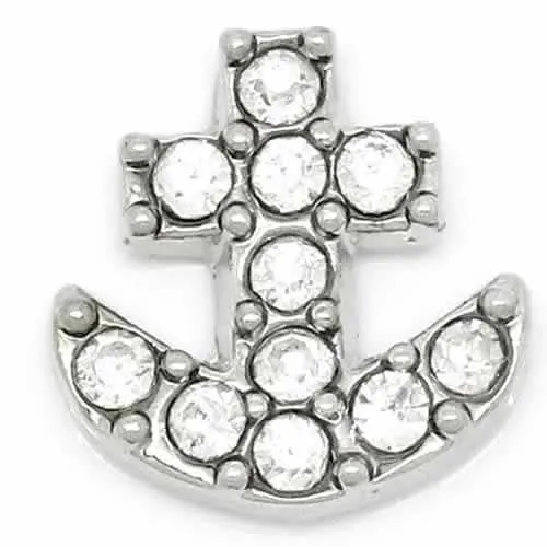 Anchor Floating Charm For Glass Living Memory Lockets