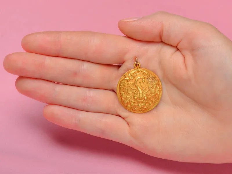 Antique Scorpio Zodiac Pendant Sloan & Co.