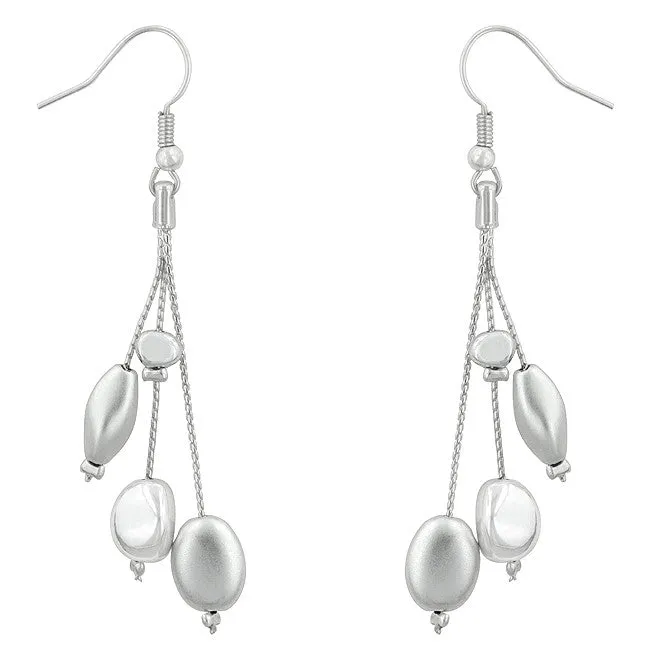 Beaded Dangle Drop Earrings