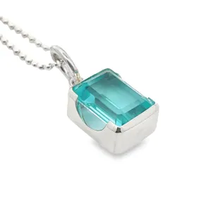 Bold Aquamarine Pendant