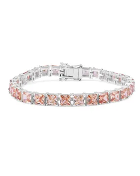 Champagne Princess Zirconia Tennis Bracelet