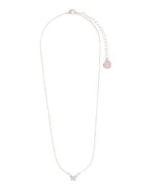 Christa Stone Butterfly Necklace