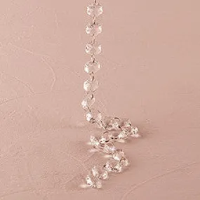 CLEAR CRYSTAL BEADED GARLAND