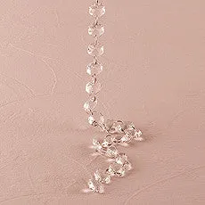 CLEAR CRYSTAL BEADED GARLAND