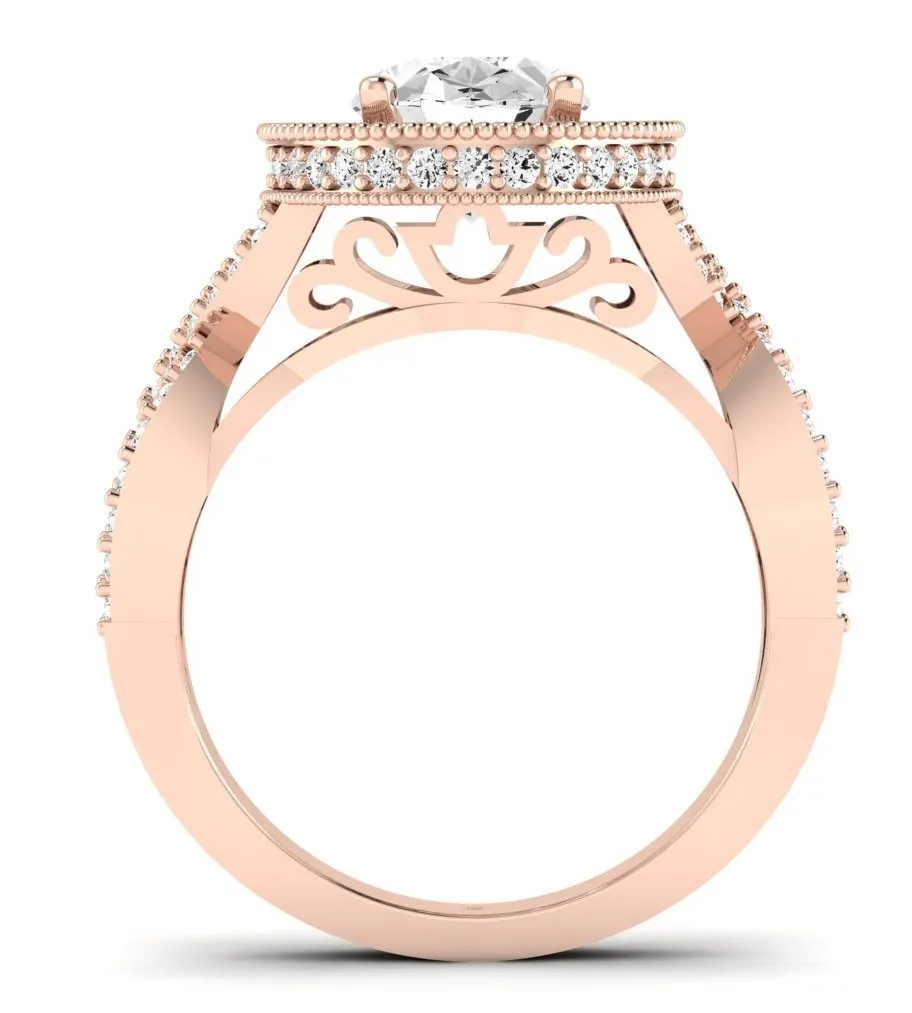 Clover - Oval Moissanite Engagement Ring