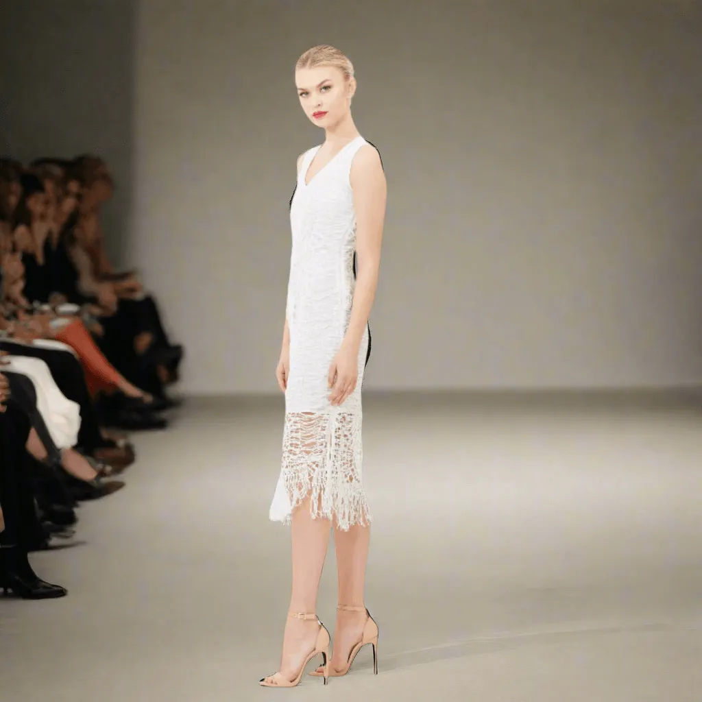 Crochet Beaded Fringe Dress