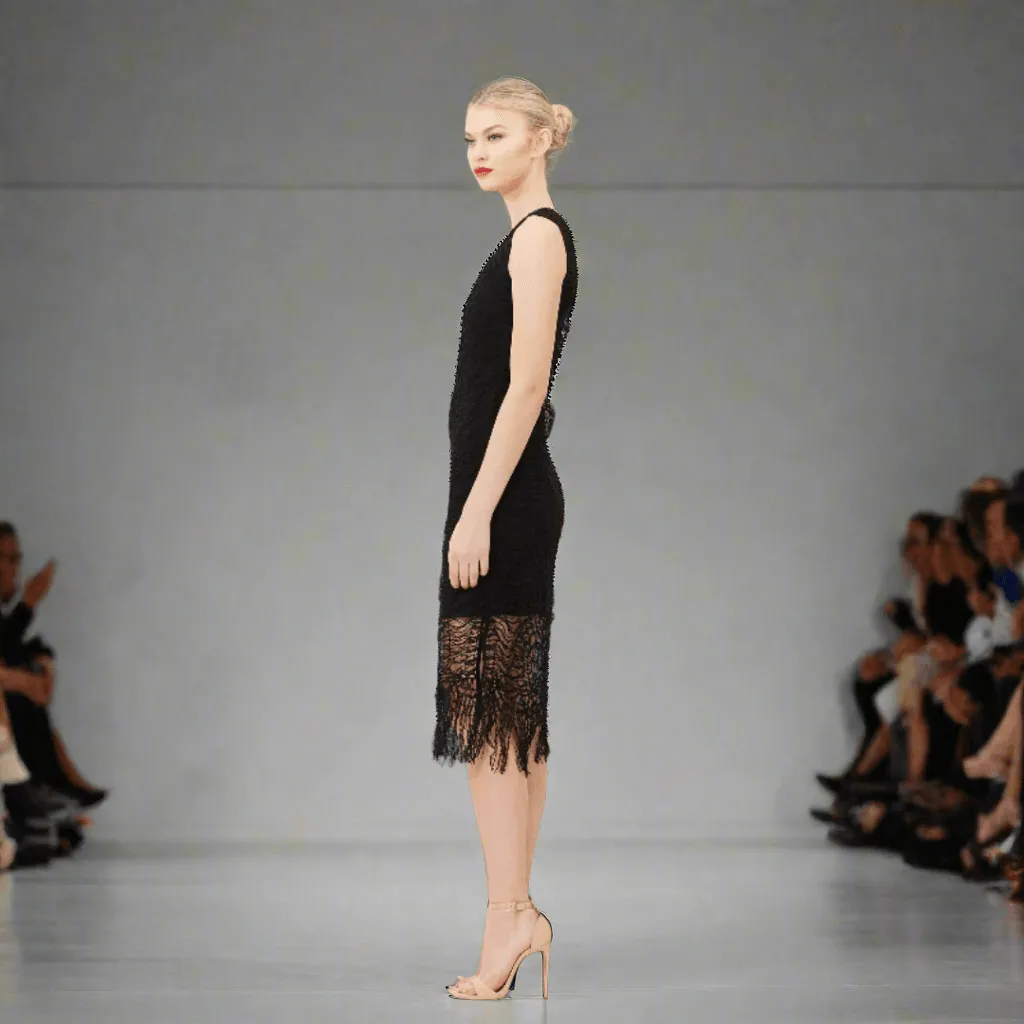 Crochet Beaded Fringe Dress