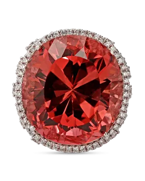 Cushion-Cut Tourmaline Ring, 54.89 Carats
