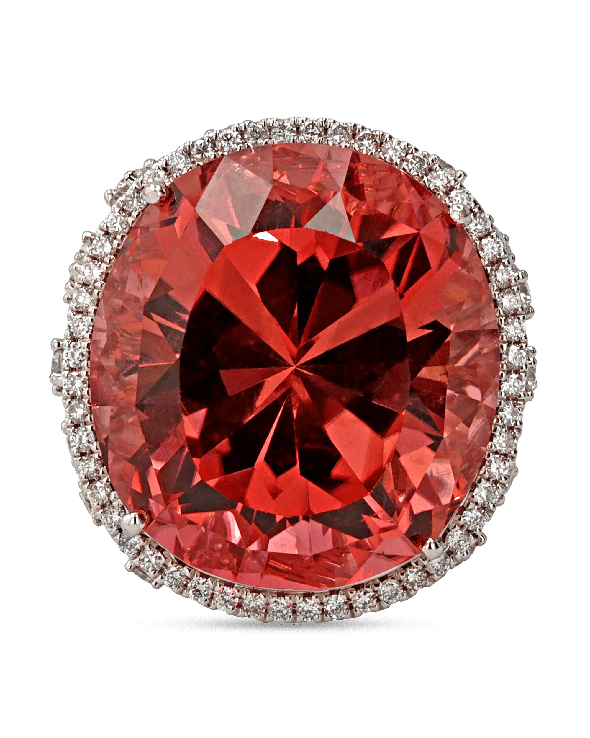 Cushion-Cut Tourmaline Ring, 54.89 Carats