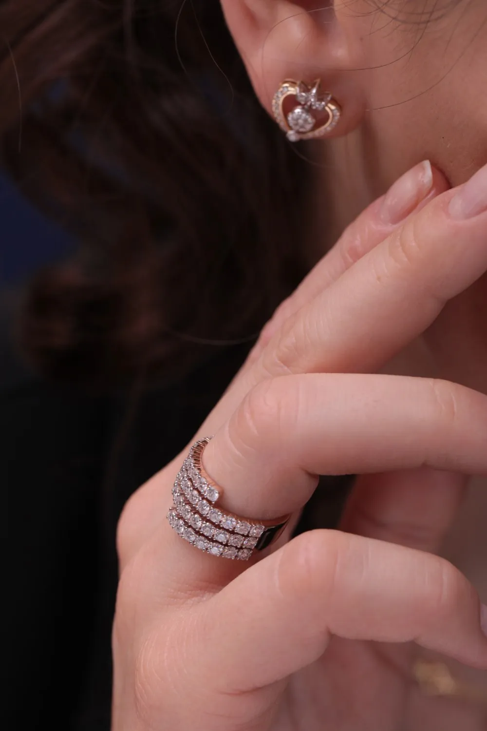 Dani Silver Band for Women | 22kt Gold Vermeil Plating