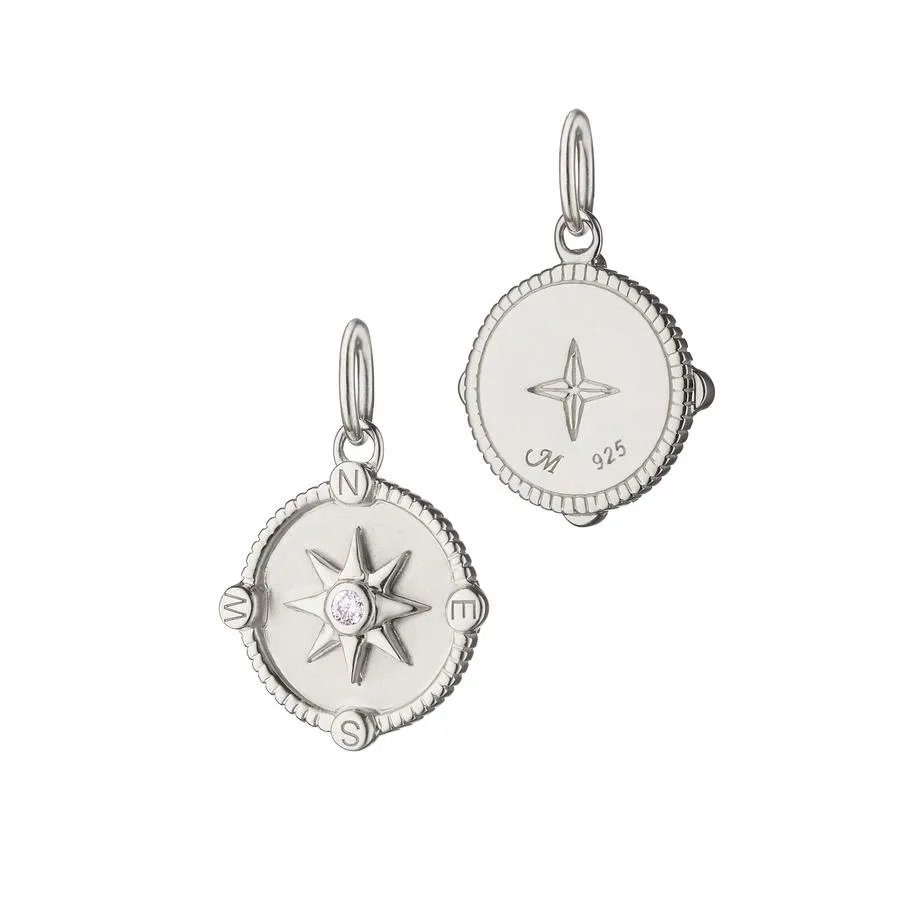 Design Your Own Mini "Adventure" Compass Audrey Link Charm Bracelet