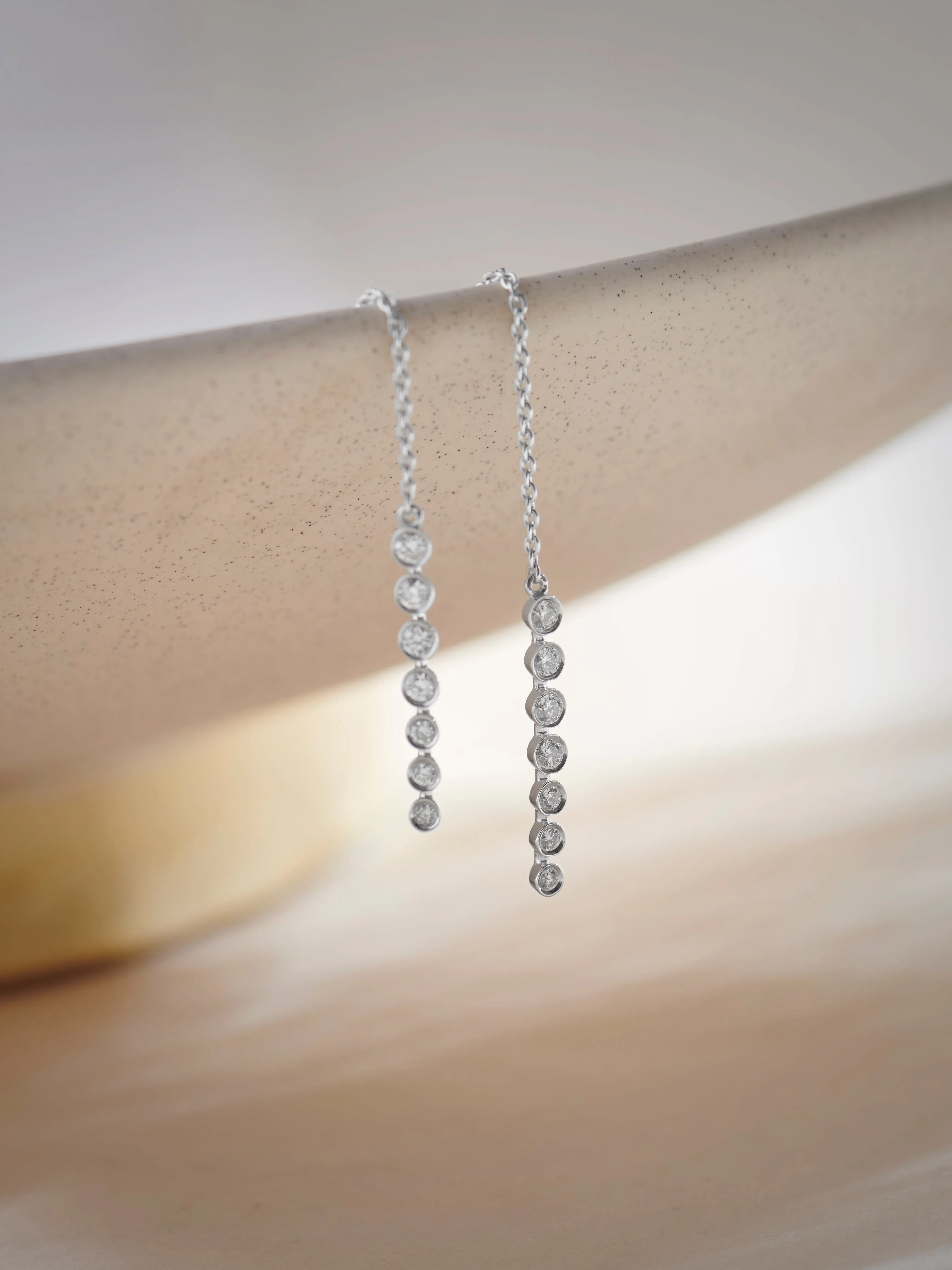 Diamond Threader Earrings