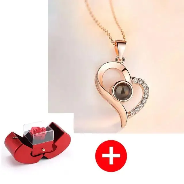 Eternal Flower Apple Jewelry Box