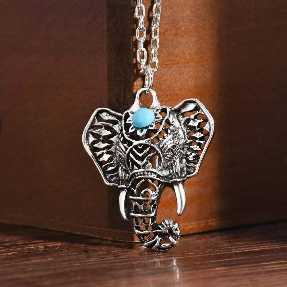 Ethnic Design Elephant Necklace