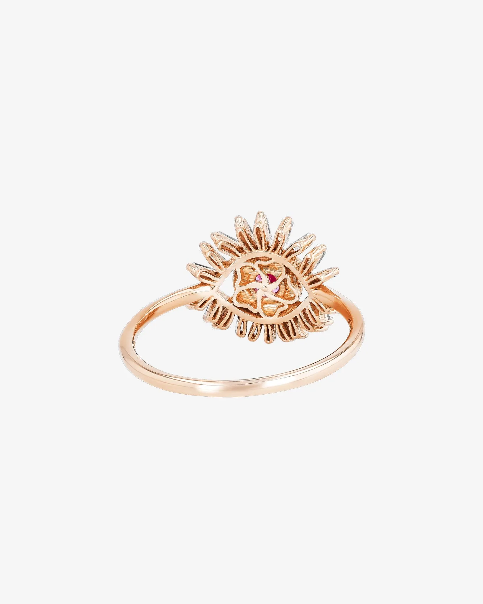 Evil Eye Mini Pink Sapphire Ring